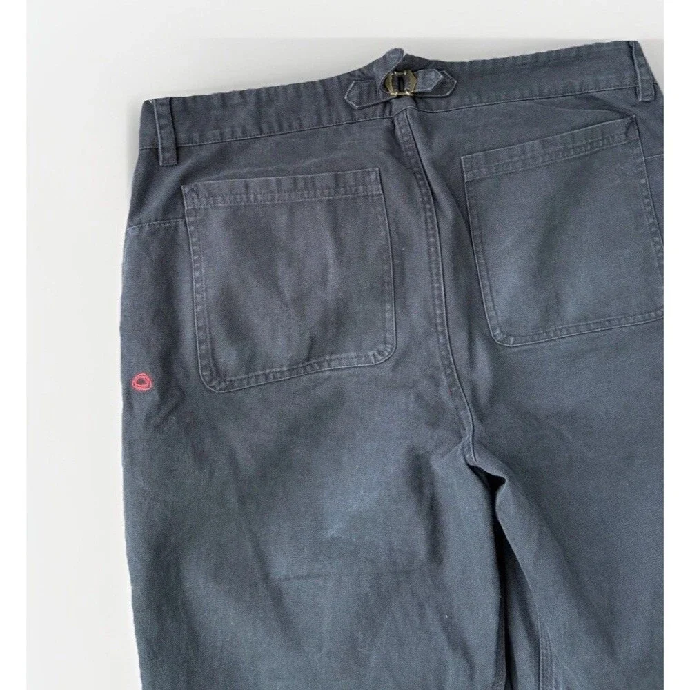 IMPERFECTS Black Cotton Double Knee Courier Utility Pants Size 34
